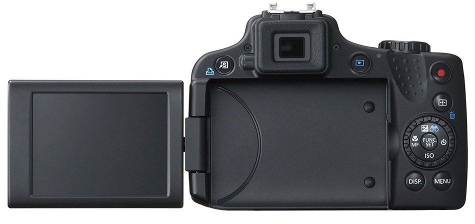 Canon PowerShot SX50 HS 12MP Digital Camera with 2.8-Inch LCD (Black) - International Version (No Warranty) N8
