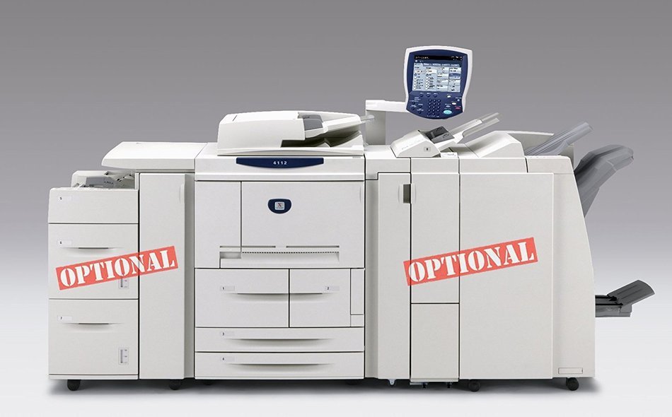 Refurbished Xerox 4112 Monochrome Digital Production Printer - 110ppm, Copy, Print, Scan, Integrated Fiery, 4... N2