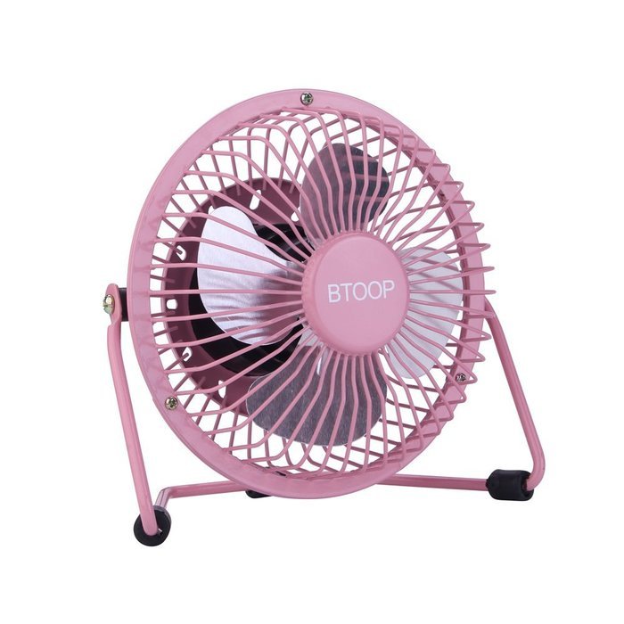 BTOOP 4 Inch Mini USB Desk Fan - Small - Black N11