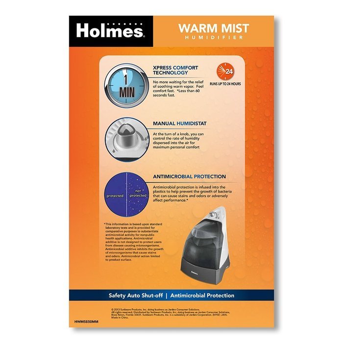 Holmes Xpress Comfort Warm Mist Humidifier HWM5850MM-UM