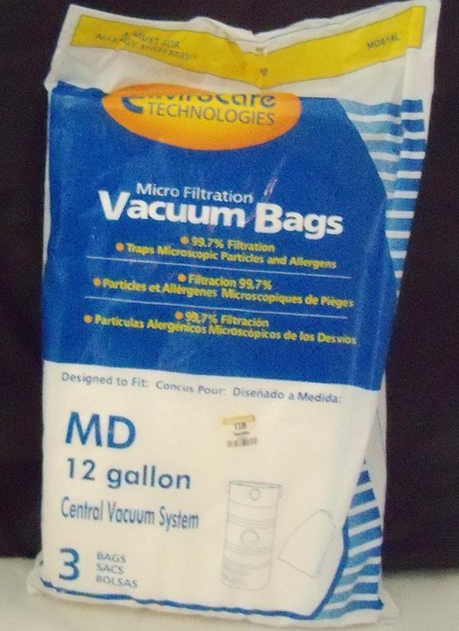 Modern Day Central Vacuum Bags 12 gal