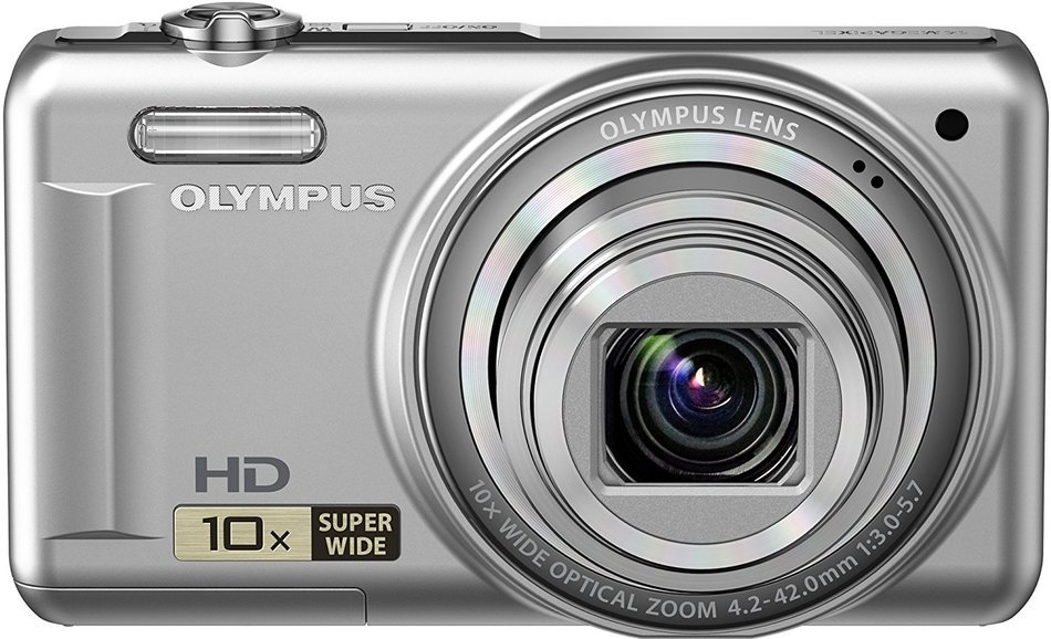 Olympus VR-310 Digital Camera 14MP 10x Zoom 720p HD 3" LCD - Silver N3