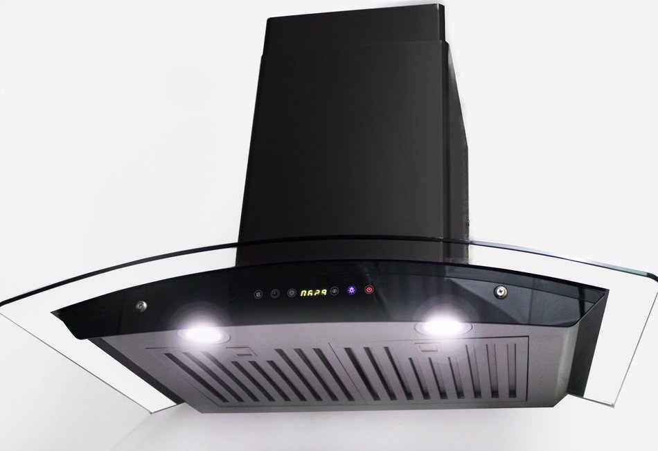 AKDY 30" Stainless Steel AZ-3S866BK-75 Wall Mount Range Hood With Remote Control N3