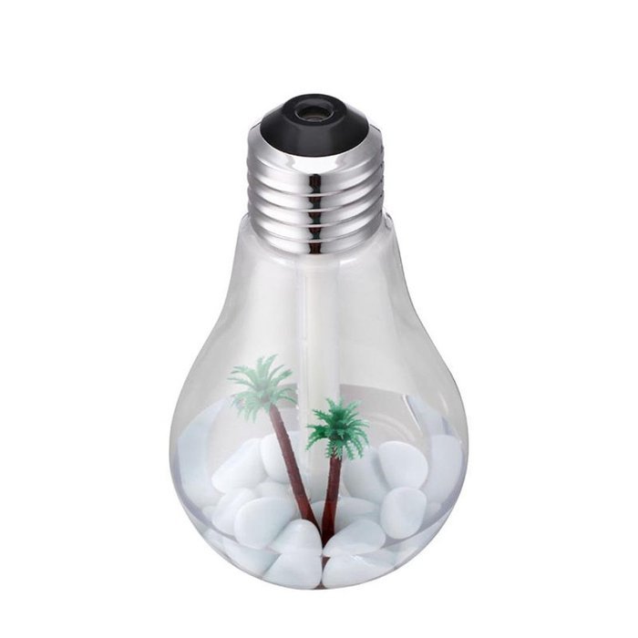 Lamp Humidifier, Oksale USB Charging, Transparent Home Aroma LED Air Diffuser Purifier Atomizer (Gold) N8