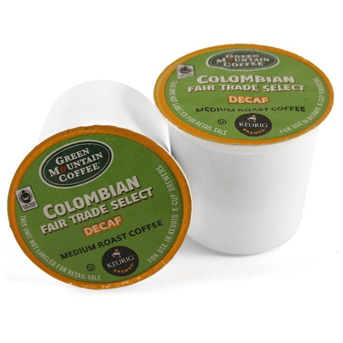 Green Mountain Columbian Fair Trade Select Medium Roast Decaf Coffee Keurig K-Cup, 36 Count N6