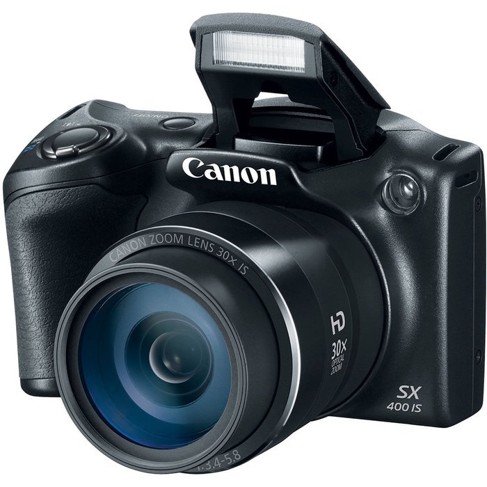 Canon PowerShot SX400 Digital Camera 16.0 Megapixel sensor with 4x Digital and 30x Optical Zoom (24-720mm) and... N17