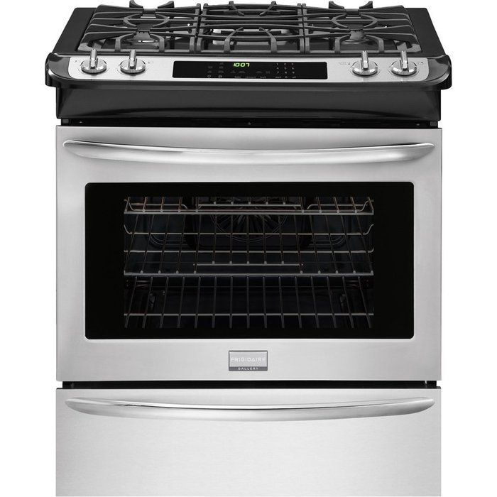 Frigidaire Gallery Series FGGS3065PF 30" Slide-In Gas Range in Smudge-Proof Stainless Steel N3