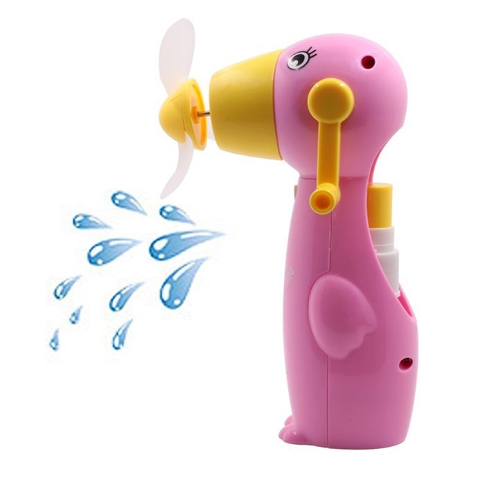AMTopShow Best Cool Mist Humidifier Fan Air Cooler Battery Powered Super Long Lasting Hello Kitty Style N22