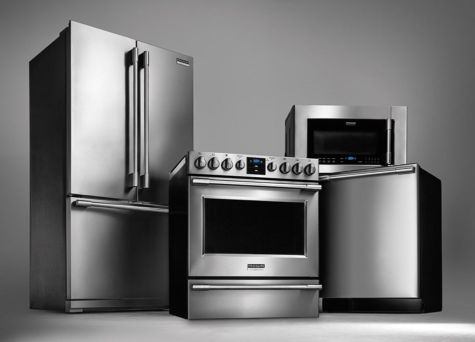 Frigidaire Professional Appliance Package with French Door Refrigerator, Convection Range, Deluxe Dishwasher and... N5