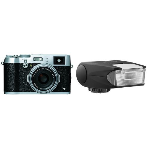 Fujifilm X100T Silver with EF-20 Flash