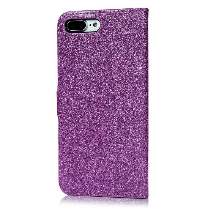 Badalink iPhone 7 Plus Wallet Case (5.5") Stand Flip Case Shiny Glitter PU Leather Case Shockproof Soft TPU Inner... N21
