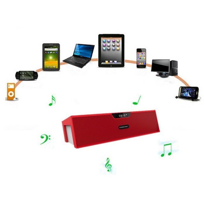 Portable Wireless Bluetooth Stereo Speaker with 2 X 5W Speaker Enhanced Bass Resonator, FM Radio, Built-in Mic... N11