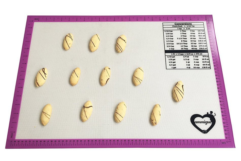 Silicone Baking Mat with Conversions - Size 24 3/8 IN X 16 1/2 IN Cookie Sheet N3