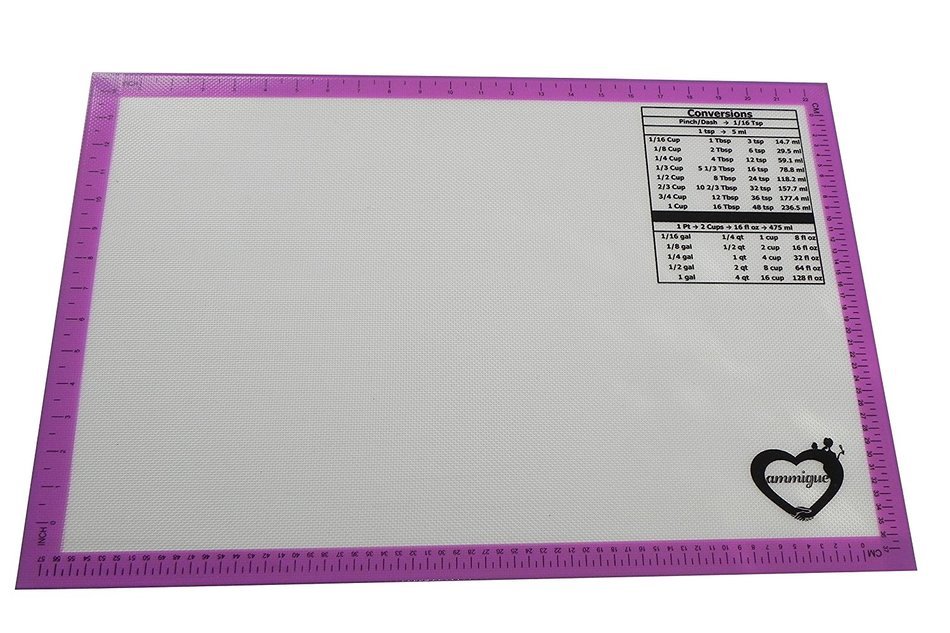 Silicone Baking Mat with Conversions - Size 24 3/8 IN X 16 1/2 IN Cookie Sheet N6