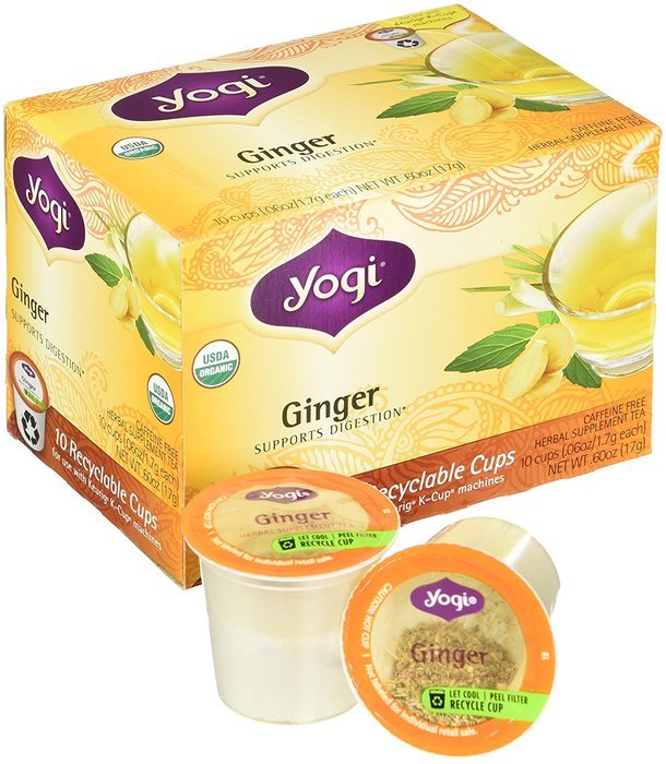 YOGI TEAS TEA ECO CUP GINGER, 0.6 OZ N2