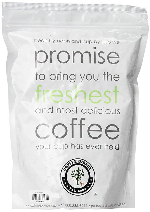 Coffee Bean Direct Decaf Dark Sumatra, Whole Bean Coffee, 16-Ounce Bags (Pack of 3) N7