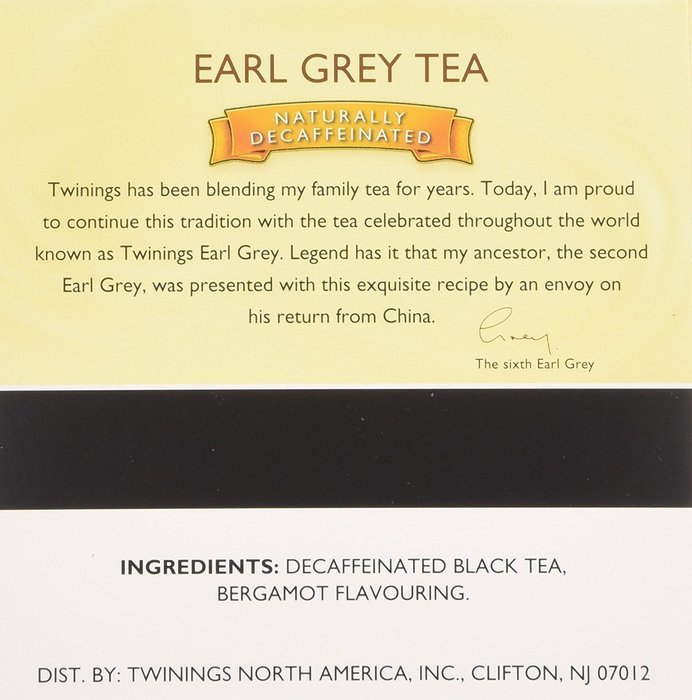 Twinings Earl Grey Decaf Tea Keurig K-Cups, 48 Count N2
