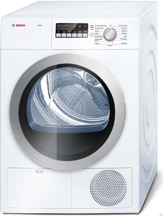 Bosch WTB86201UC500 4.0 Cu. Ft. White Stackable Electric Dryer - Energy Star