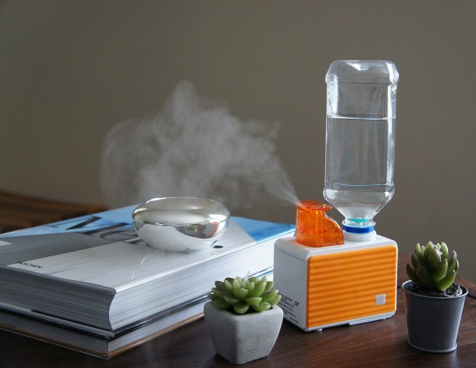 SPT SU-1053N Personal Humidifier, Orange/White N4