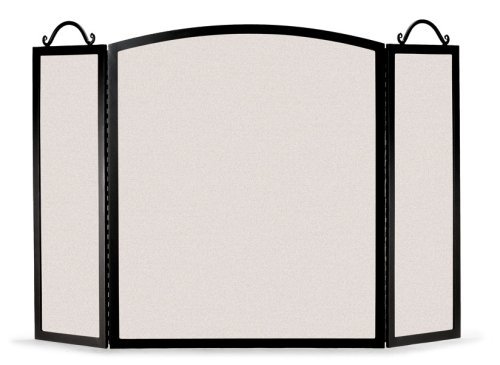 Pilgrim Home and Hearth 19212 Napa Forge 37-Inch Traditional Arch Folding Screen