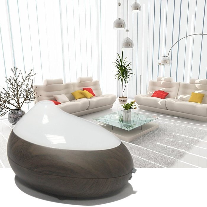 Essential Oil Diffuser, Hoosam 120ml Wood Grain Aromatherapy Diffuser Ultrasonic Cool Mist Air Humidifier with... N15