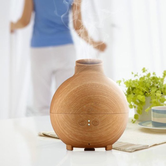 IREALIST Floureon Essential Oil Aroma Diffuser Ultrasonic Humidifier Air Mist Aromatherapy Purifier Wood grain... N12