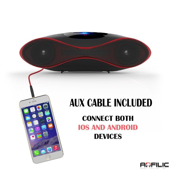 Wireless Bluetooth Speaker, Flash SALE, Cheap Powerful Top Boombox Stereo Rated Sound, Sony Portable, Works Best... N19
