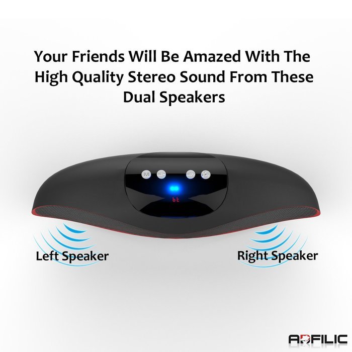Wireless Bluetooth Speaker, Flash SALE, Cheap Powerful Top Boombox Stereo Rated Sound, Sony Portable, Works Best... N22