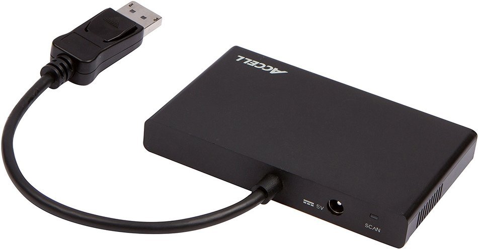 Accell K088B-008B UltraAV DisplayPort 1.2 to 3 HDMI Multi-Display MST Hub N2