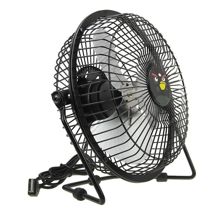 BXT 360 Degree Rotating USB Cooling Table Vintage Retro Metal Electric Home Office PC Laptop Desktop Portable... N9