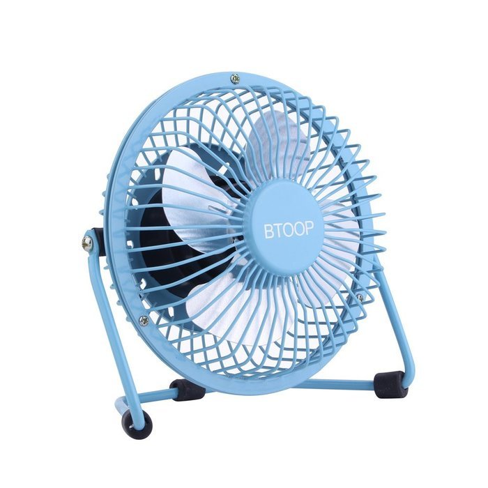 BTOOP 4 Inch Mini USB Desk Fan - Small - Black N14