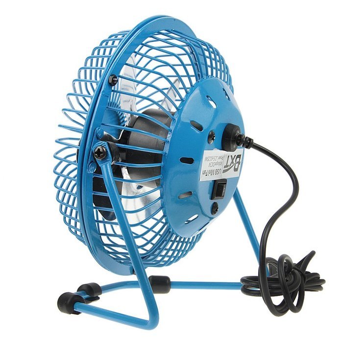 BXT 360 Degree Rotating USB Cooling Table Vintage Retro Metal Electric Home Office PC Laptop Desktop Portable... N11