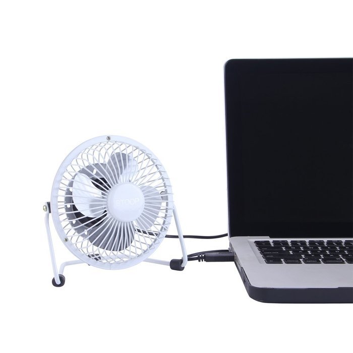 BTOOP 4 Inch Mini USB Desk Fan - Small - Black N17