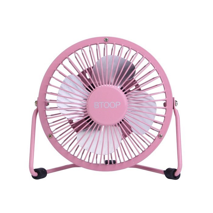 BTOOP 4 Inch Mini USB Desk Fan - Small - Black N18