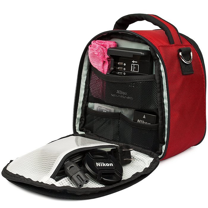 Laurel DSLR Camera Handbag for Panasonic Lumix DMC Series SLR Cameras, Grey N43