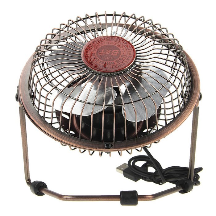 Greenery 360 Degree Rotation Mini Quietness Lightweight Metal Desktop Laptop PC USB Plug Charger Office Home Desk... N11
