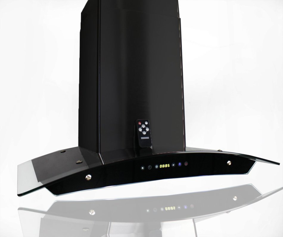 AKDY 30" Stainless Steel AZ-3S866BK-75 Wall Mount Range Hood With Remote Control N5