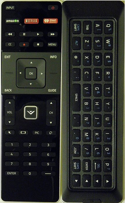 VIZIO Qwerty Remote XRT500 with Back-light for M602I-B3 M322I-B1 M422I-B1 M602I-B3