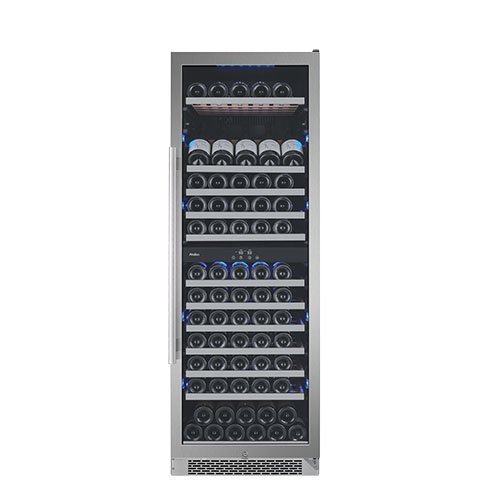 Avallon 141 Bottle Dual Zone Built-In Wine Cooler - Right Hinge N3