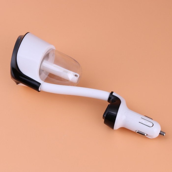 Alloet New Mini USB Car Charger Air Humidifier Diffuser Oil Aroma Mist Purifier (White) N5