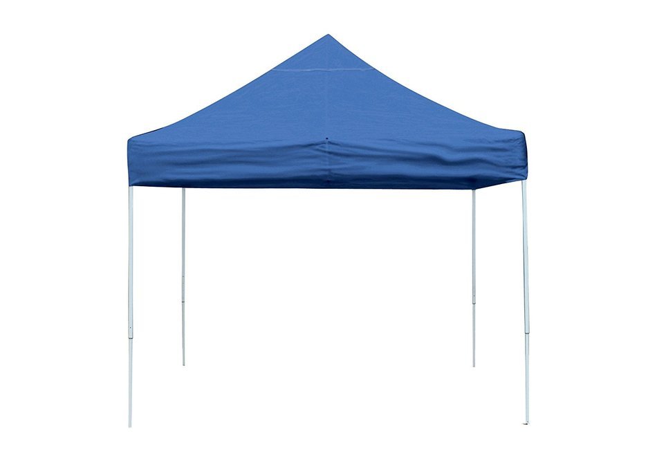 10x10 Straight Leg Pop-up Canopy, American Pride Cover, Black Roller Bag N9