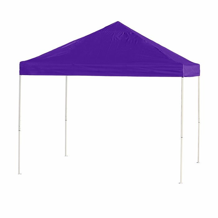 10x10 Straight Leg Pop-up Canopy, American Pride Cover, Black Roller Bag N10