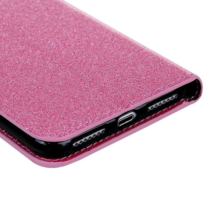 Badalink iPhone 7 Plus Wallet Case (5.5") Stand Flip Case Shiny Glitter PU Leather Case Shockproof Soft TPU Inner... N31