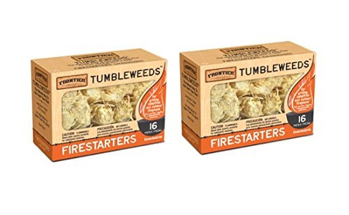 Frontier Tumbleweed Natural FireStarters - 2 Boxes of 16