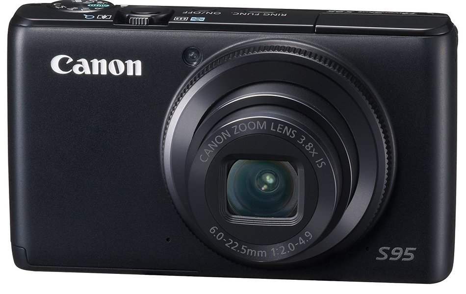 Canon Digital Camera Powershot S95 PSS95 10MPCCD 3.8x Optical Zoom Wide angle28mm 3.0-inch Display F2.0 - International... N2
