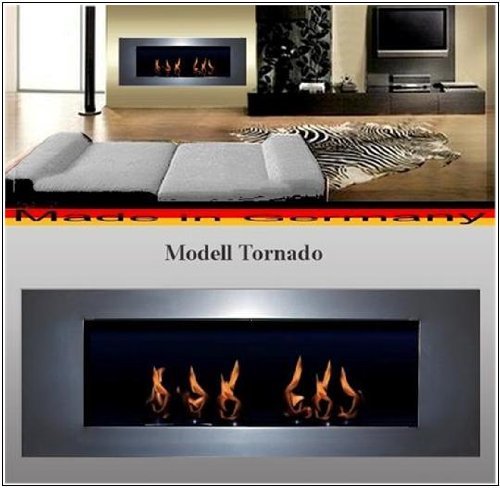 BIO ETHANOL FIRE PLACE MODEL TORNADO (Black) by "Fireplaces Manufacturer Mierzwa (DF-Shopping, Germany)" N3