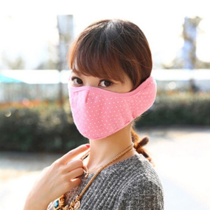 Spritech(TM) 5 Pcs Fashion Warm Cotton Bowknot Deaign Mask Anti Dust Mask Anti-fog Mask Earloop Face Mask Safety... N5
