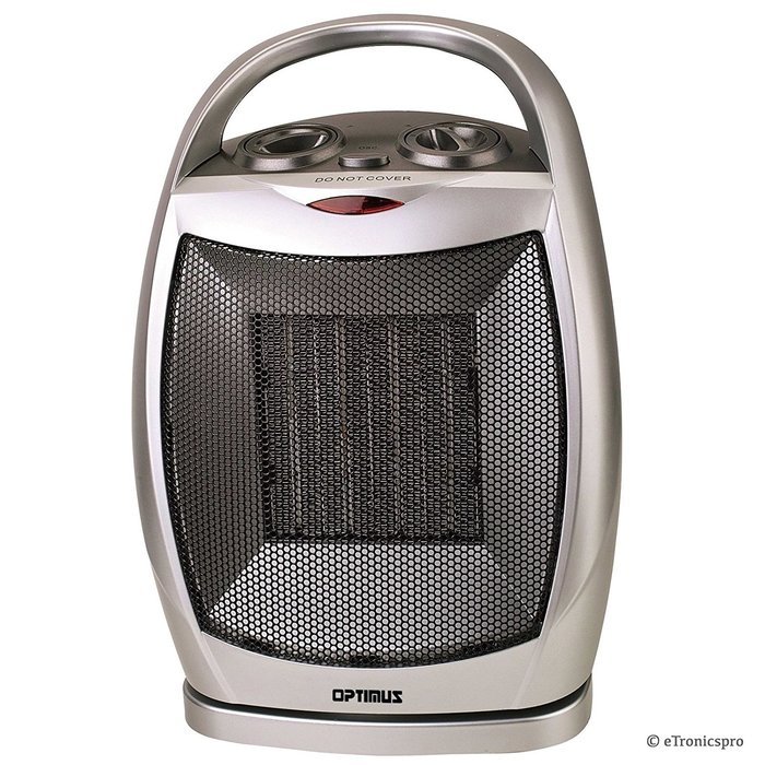 Gracelove 750/1500 W PORTABLE OSCILLATING CERAMIC SPACE HEATER with THERMOSTAT