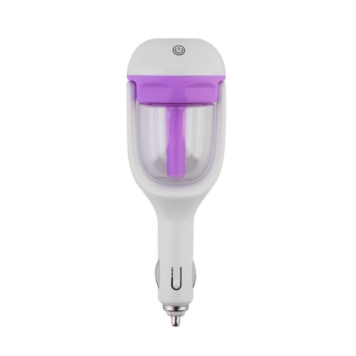 ICOCO Nanum Portable Auto Mini Humidifier Air Purifier Diffuser Freshener for Car Travel (Pink) N20