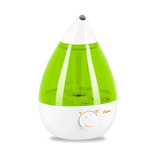 Crane Drop Cool Mist Humidifier Green & White